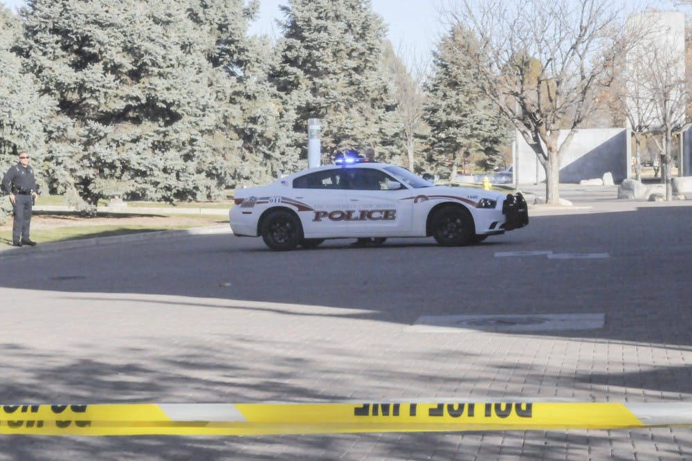 UNM Police evacuate Mitchell, Ortega and Popejoy halls this morning to investigate bomb threats