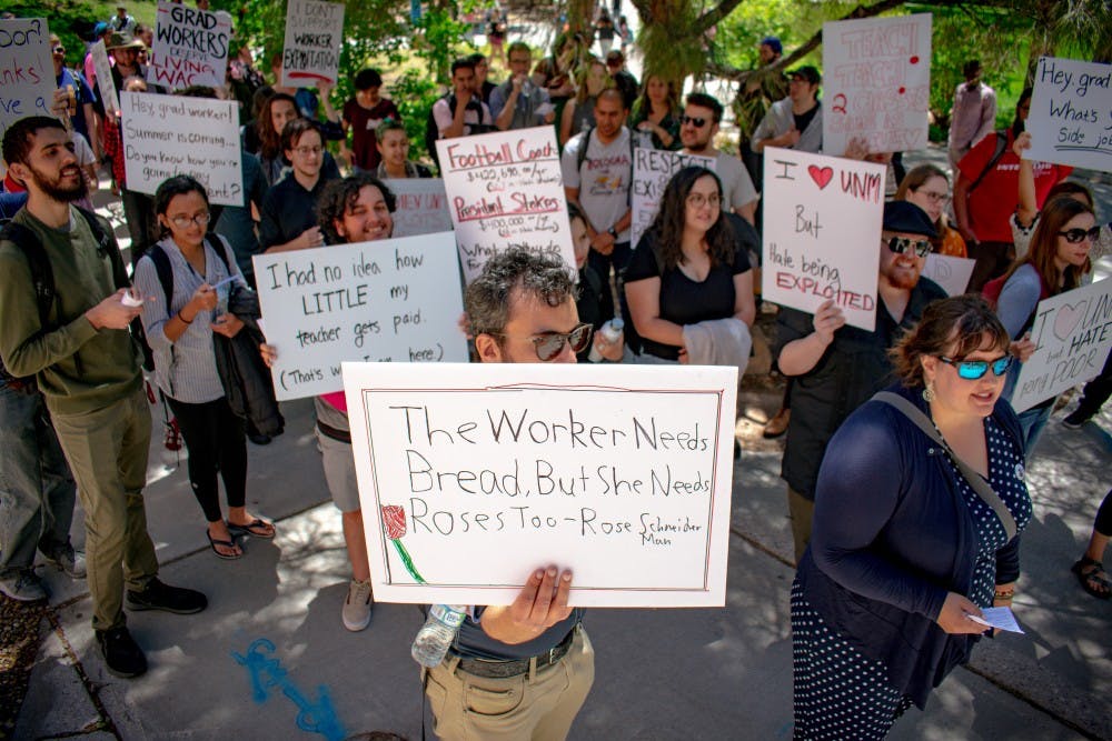 Graduate student walkout