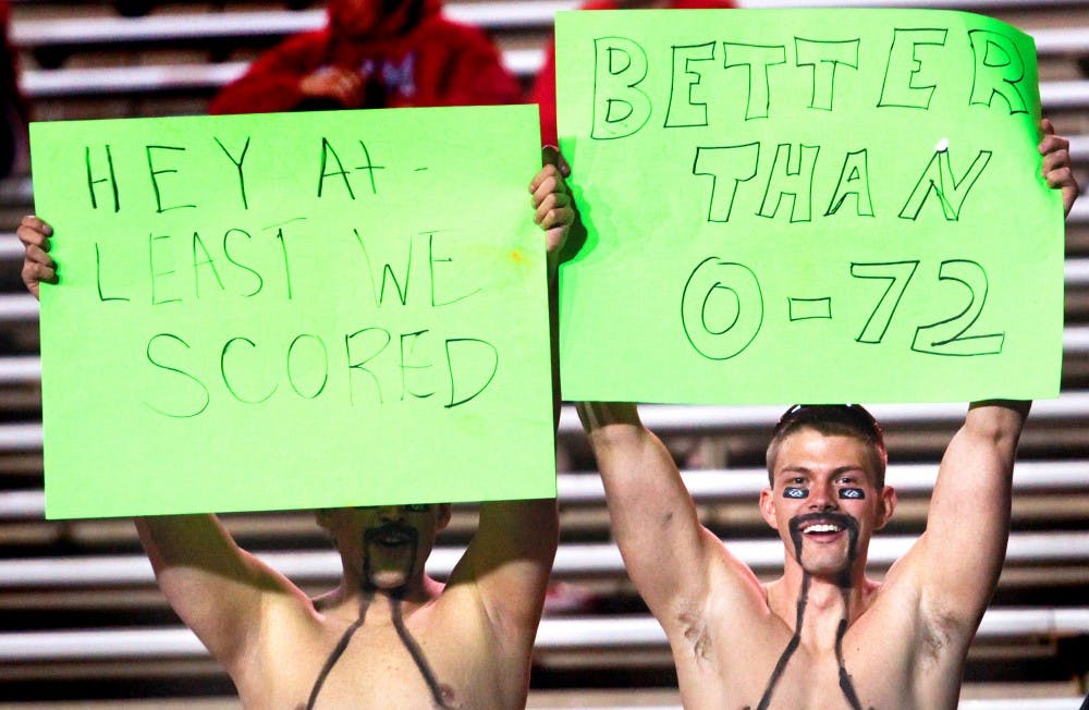 	UNM football fans try to make the most of the current season. The Lobos are 0-2 allowing 124 total points.
