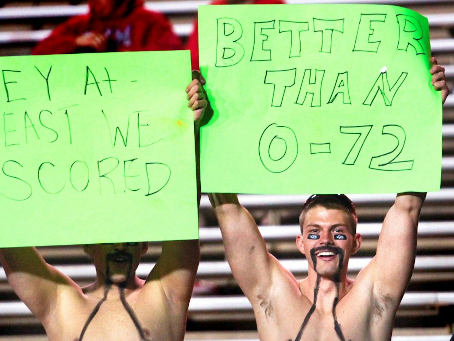 	UNM football fans try to make the most of the current season. The Lobos are 0-2 allowing 124 total points.