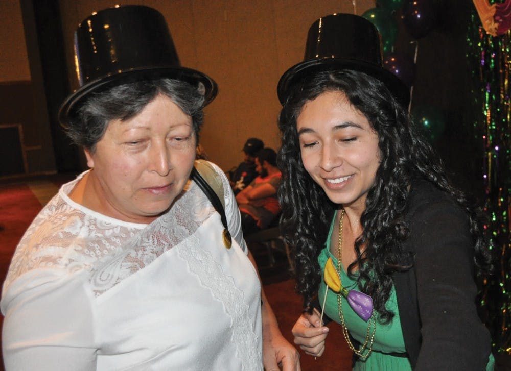 Barbara Gomez Aguinaga, right with her mother Maria de los Angeles Aguinaga Gomez