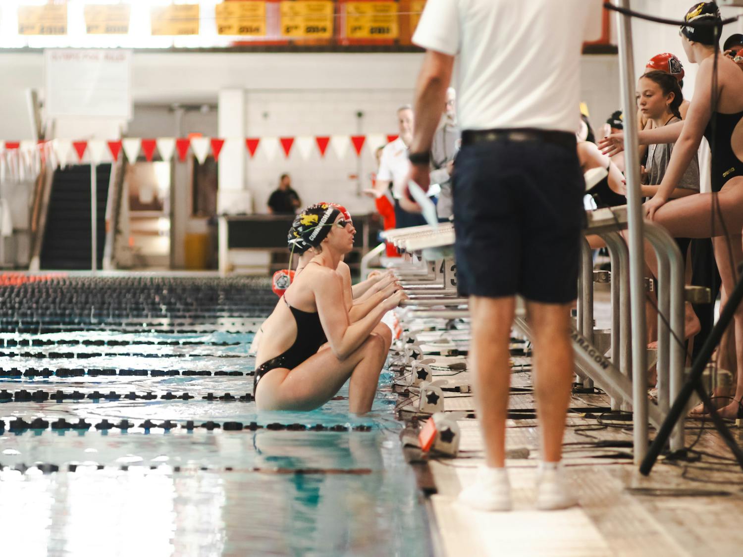 PHOTO STORY: Swimmers splash into Senior Day