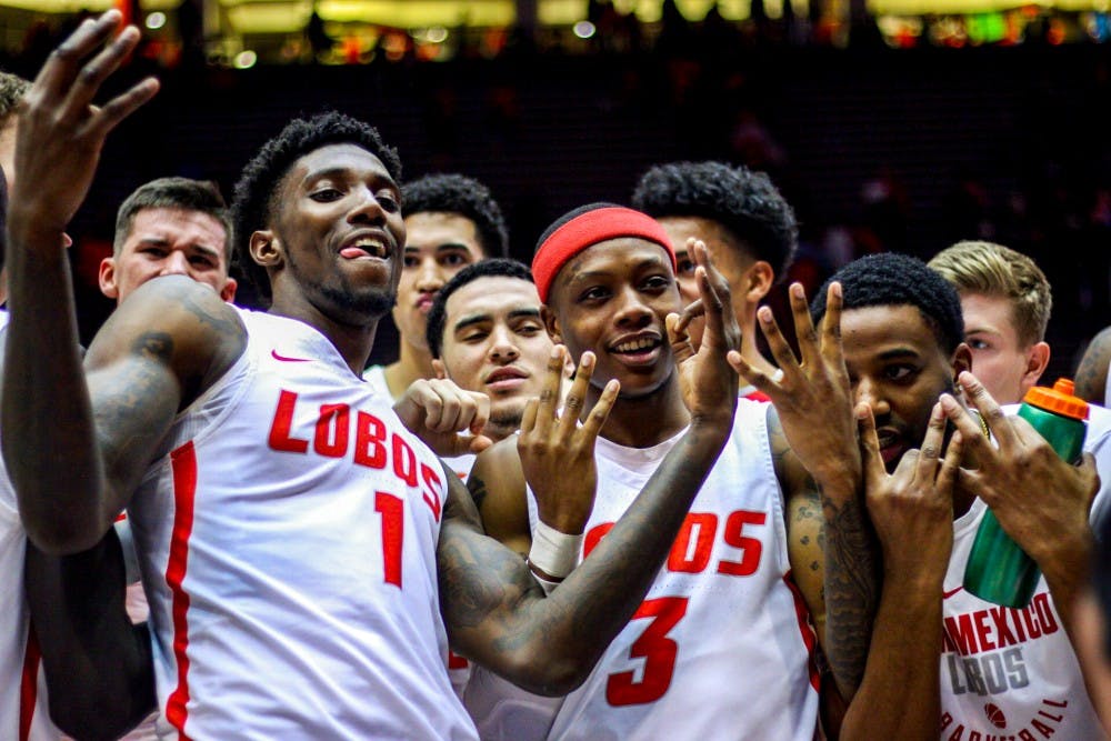 Lobo Men's Basketball Win