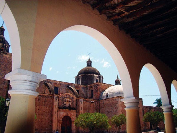An old church in Alamos, Sonora, Mexico. 