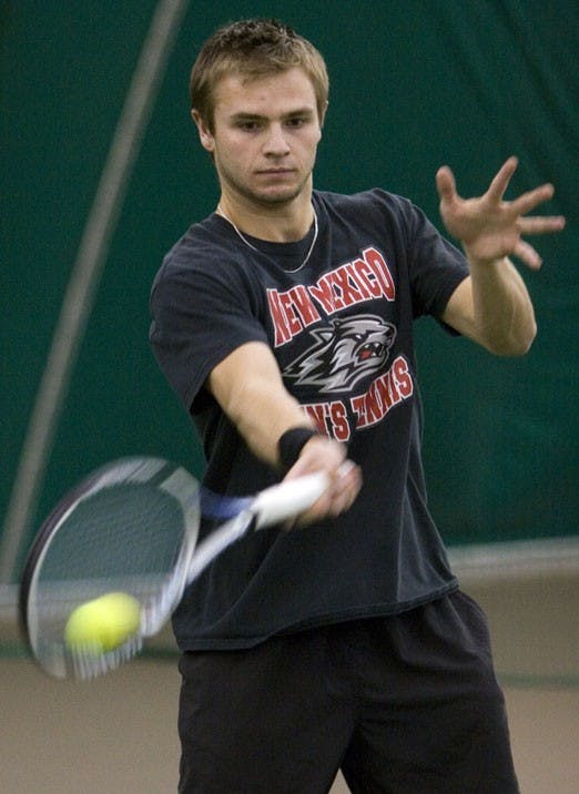 Senior Max Jones started the year off with an 8-3 record and a No. 35 national ranking in singles.