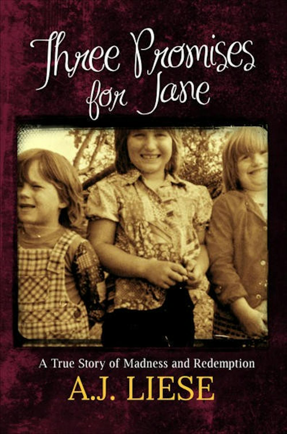 Cover of "Three Promises for Jane: A True Story of Madness and Redemption" by Aerial Liese.  Photo courtesy of Aerial Liese jwigelsworth@abqjournal.com Tue Aug 25 15:27:06 -0600 2015 1440538025 FILENAME: 197988.jpg