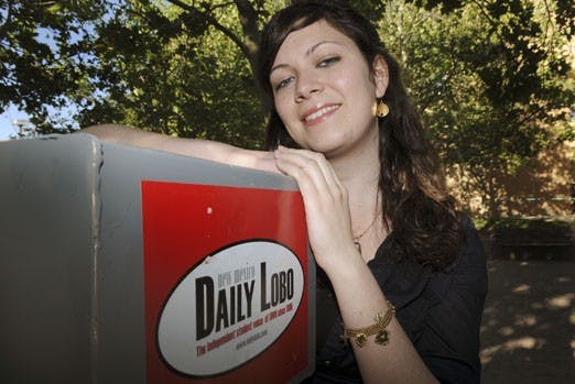 Rachel Hill, the Daily Lobo's new editor-in-chief, wants to strengthen the role of the student newspaper at UNM. Hill takes over the position today.