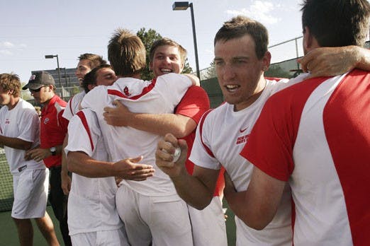 The UNM men's tennis team will face Minnesota in the first round of the NCAA Tournament on May 9 in Los Angeles.