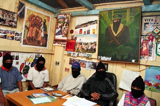 Zapatista rebels are seen in Chiapas, Mexico, in July. The Escuchame Rugir Collective is hosting a fundraiser to provide health care resources to the indigenous women of Chiapas. 