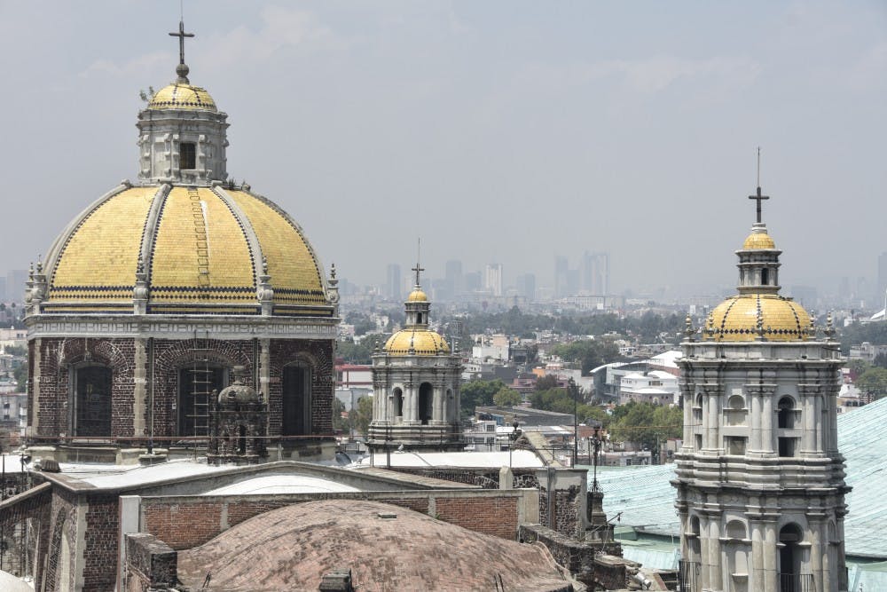 An&nbsp;overlook of Mexico City and churches on&nbsp;July 10, 2018.