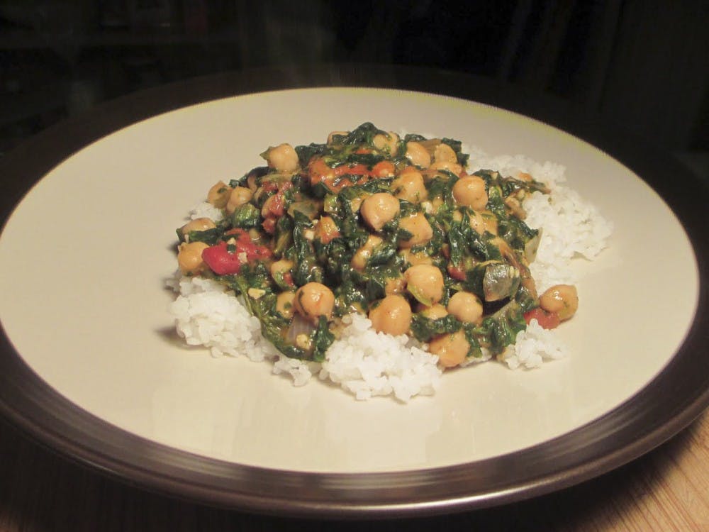 Curried Chickpeas