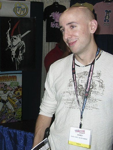 Comic artist Ryan Sohmer. Sohmer writes 'Least I Could Do,' an online comic strip. 