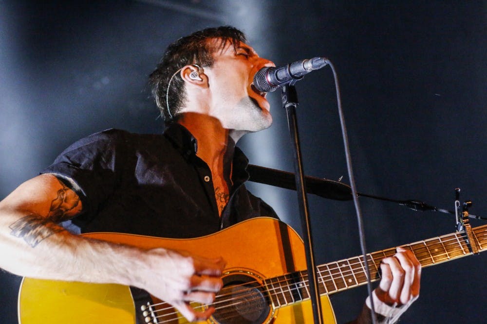 The Maine’s lead singer John O’Callaghan sings April 1, 2016 at Sunshine Theater. Sunshine Theater, located downtown, is one of many Albuquerque music venues that hosts local and international bands.