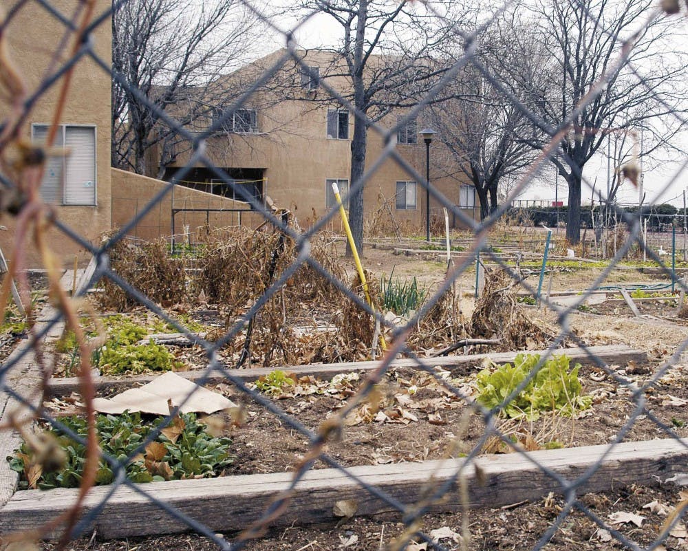 Residents at the student family housing complex have many concerns about the condition of the facility, shown here, including damaged concrete and deteriorating wooden posts, according to a report from the GPSA and Family Housing Task Force.