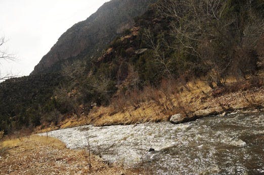 The Jemez River, seen on Wednesday, is one budget-friendly option for spring break.