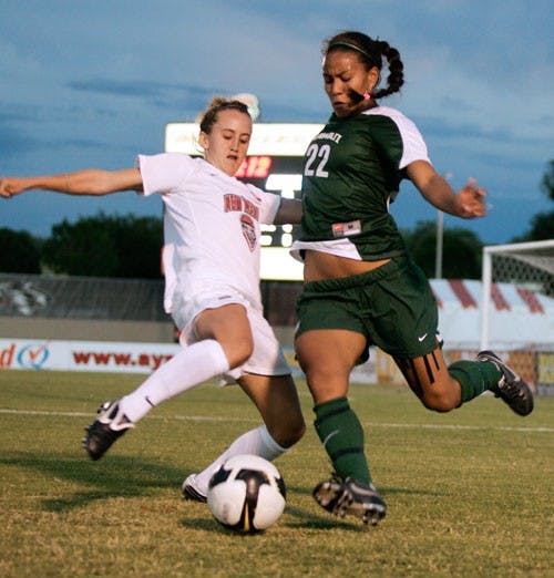 The UNM women's soccer team eked out a 3-3 tie. They are now 2-1-2 on the season. 