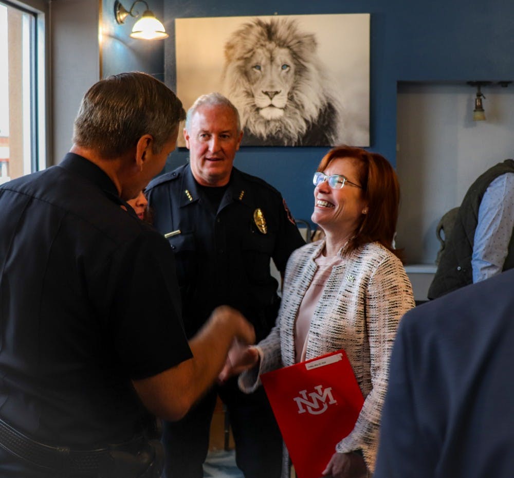 President Garnett Stokes candid