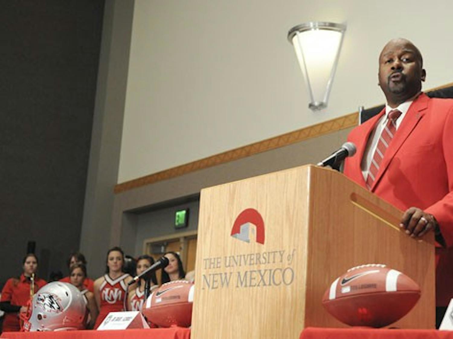 	In a December news conference where he was introduced as UNM new head football coach, Mike Locksley talked about having an offense that would light up the scoreboard. But as the season draws near, he said it&#8217;s equally important to have a solid defense.


