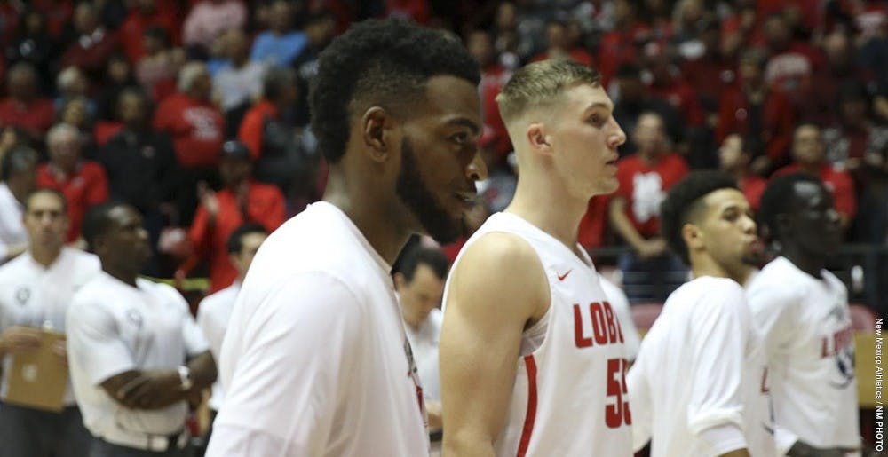 Photo of&nbsp;Jachai Simmons, left, and&nbsp;Connor MacDougallPhoto courtesy of New Mexico Athletics/ NM PHOTO
