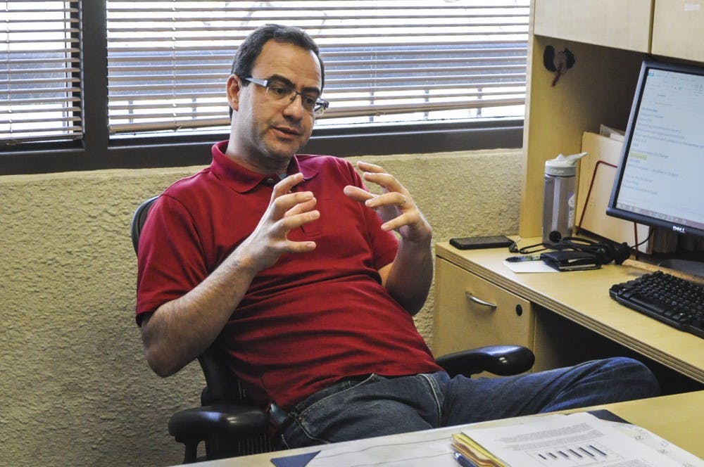 Faculty team leader Dimitri Kapelianis has had success at the past three Small Business Institute graduate-level national competitions. Kapelianis leads a team of students in a small business based marketing competition.