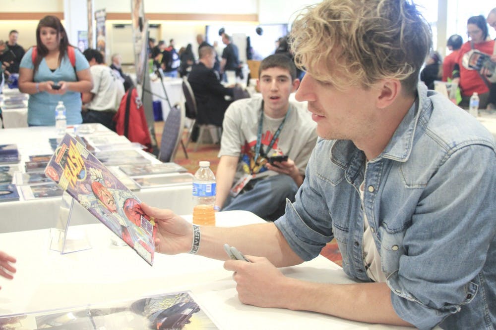 Cody Rook, who plays the Weather Wizard on The CW series ?The Flash,? takes a look at a fan?-s issue of the comic book.