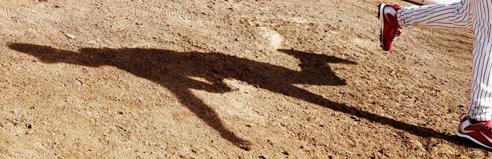 	A UNM baseball pitcher hurls the ball during practice in this file photo. The Lobos have their home opener today against Northern Colorado at Isotopes Park. 