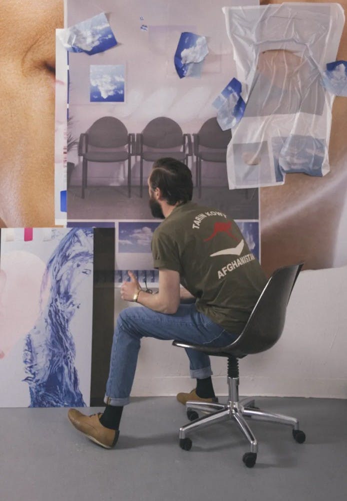 Self portrait by Zac Travis.