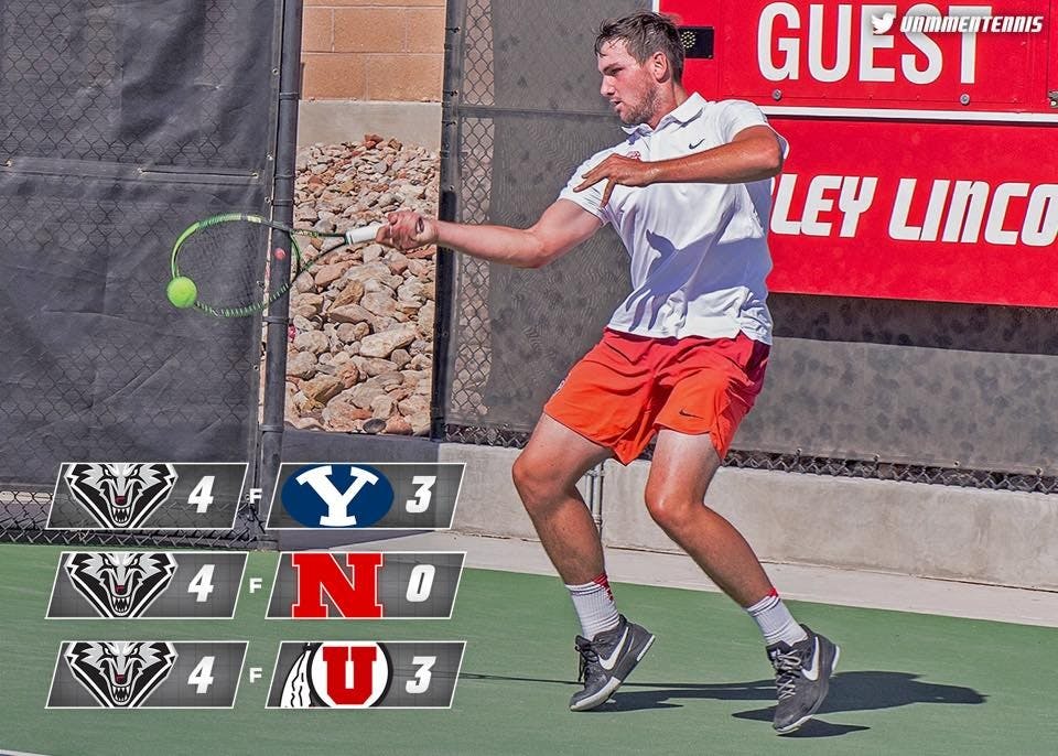 Courtesy: UNM Men's Tennis Team