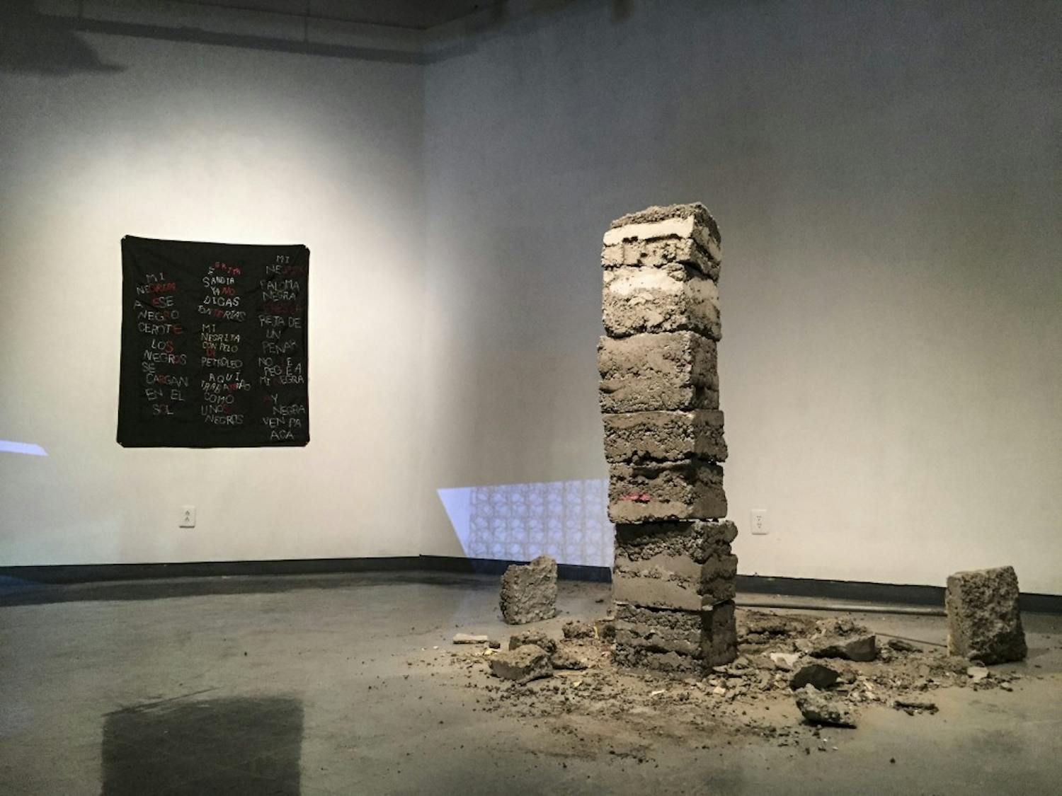 Hazel Batrezchavez Cultivated Under Systems of Oppression exhibit in the John Sommers Gallery at UNM.