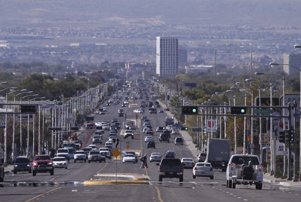 	About 45 percent of ABQ RIDE users board a bus on Central Avenue. In an effort to improve public transportation, city planners have proposed decreasing the lanes on Central Avenue to one traffic lane on each side, with a rapid bus lane in the middle.