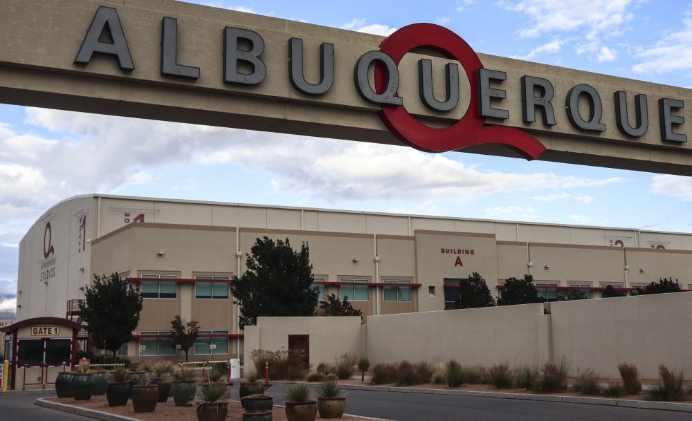 The front entrance to Albuquerque Studios on Oct. 14, 2018. The studios are part of a prospective deal with Netflix Studios LLC.