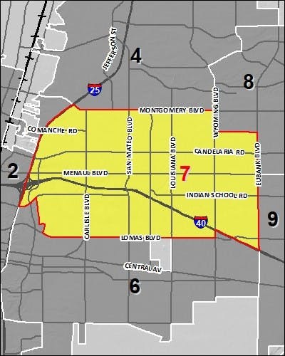 City council district seven