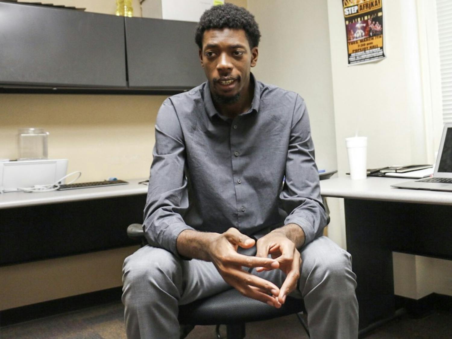 Former student athlete Devine Williams is the project coordinator for ZEAL, Zest for Exellence in Athletics and Learning, which aims to teach athletes skills that can be applied outside of their athletic career. 