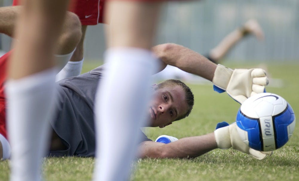 Former UNM goalkeeper Mike Graczyk, shown here in November 2006, was drafted in the second round by the Colorado Rapids on Thursday.