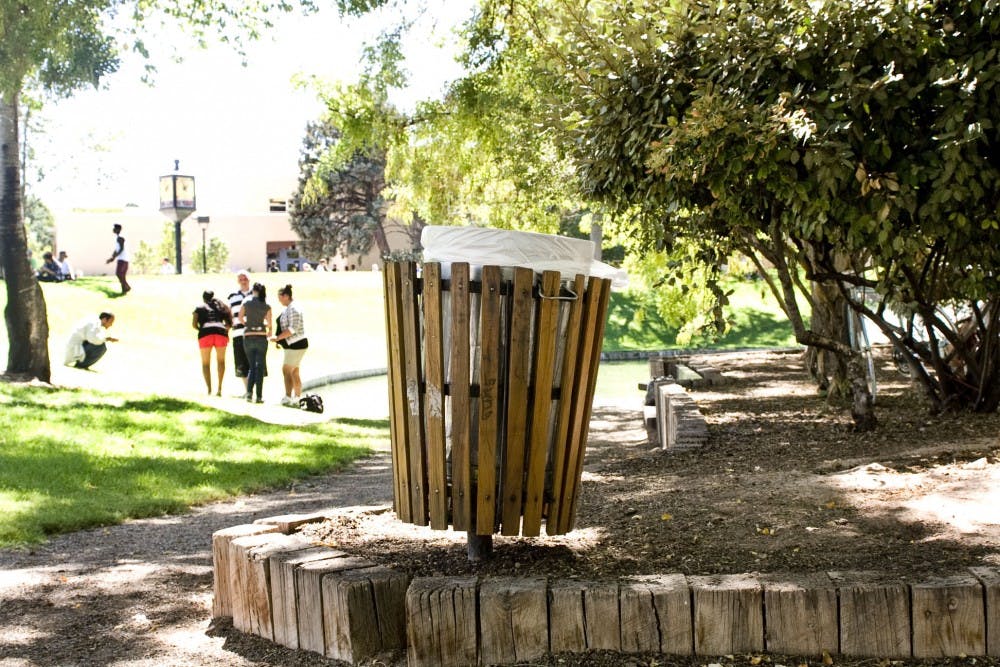 	The Duck Pond is one of six major areas on main campus that will be beautified as part of ASUNM’s annual Fall Frenzy.  More than 300 volunteers will remove litter and foliage to maintain the campus.