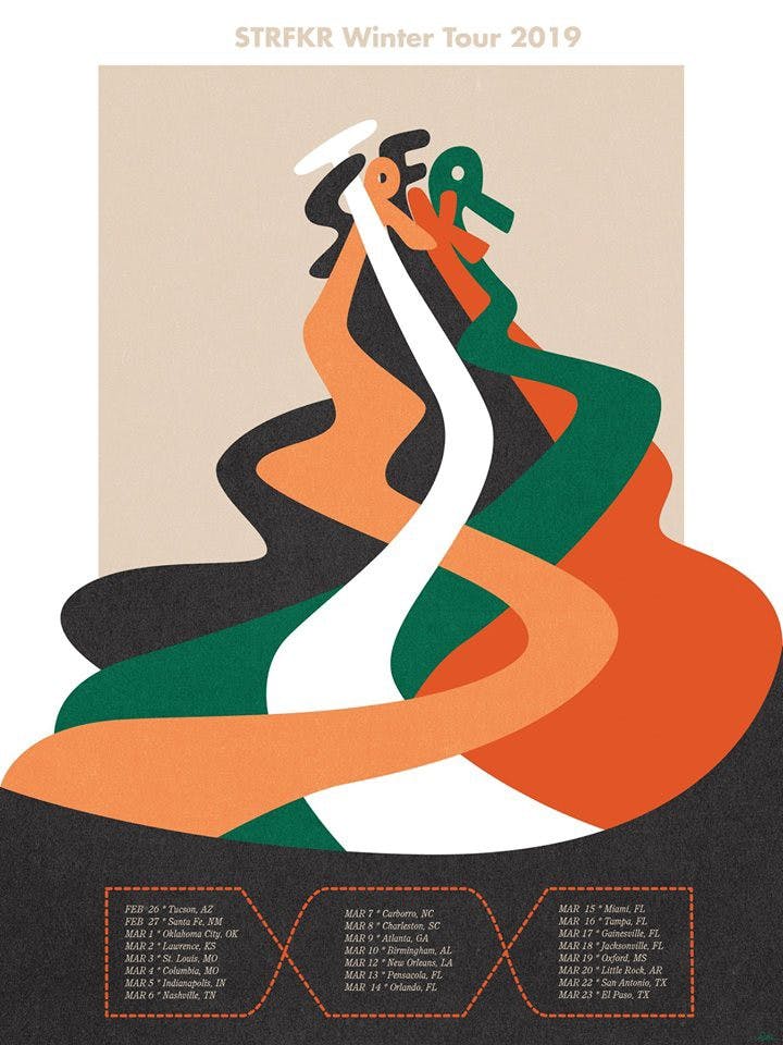 STRFKR Tour Poster