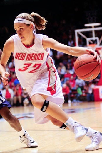 Forward Amanda Best snagged 13 rebounds in UNM's 77-43 trouncing of Idaho State on Sunday. The Lobos will face DePaul tonight at The Pit.