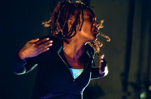 Rha Goddess flew in from New York to perform her one-woman show this weekend at VSA North Fourth Art Center. 