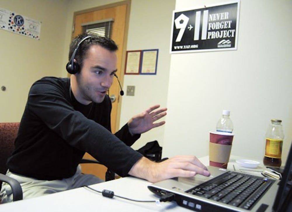 Student Stephen Dinkel hosts "Mornings with Dink" on BlogTalkRadio.com. The show airs Tuesdays and Thursdays from 8 to 9 a.m. 