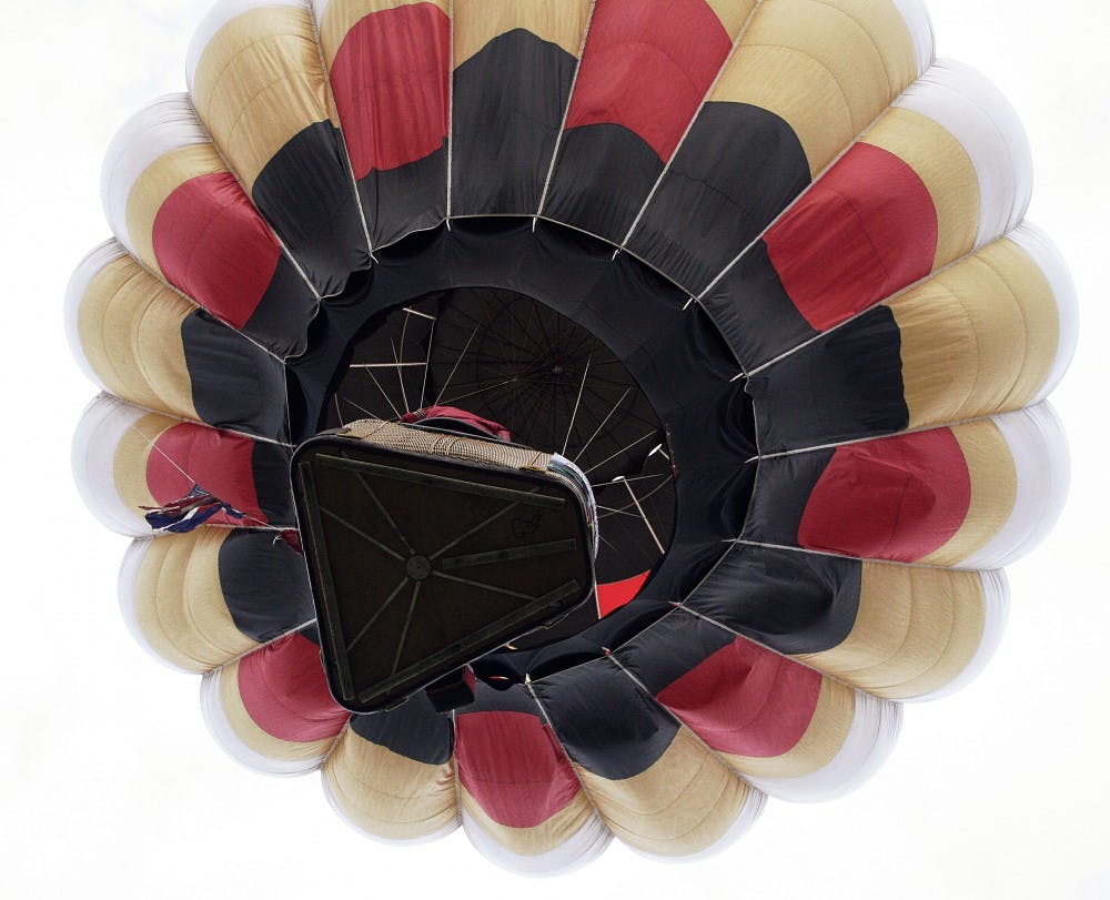 	“The Outlaw” ascends Tuesday at the Albuquerque International Balloon Fiesta.