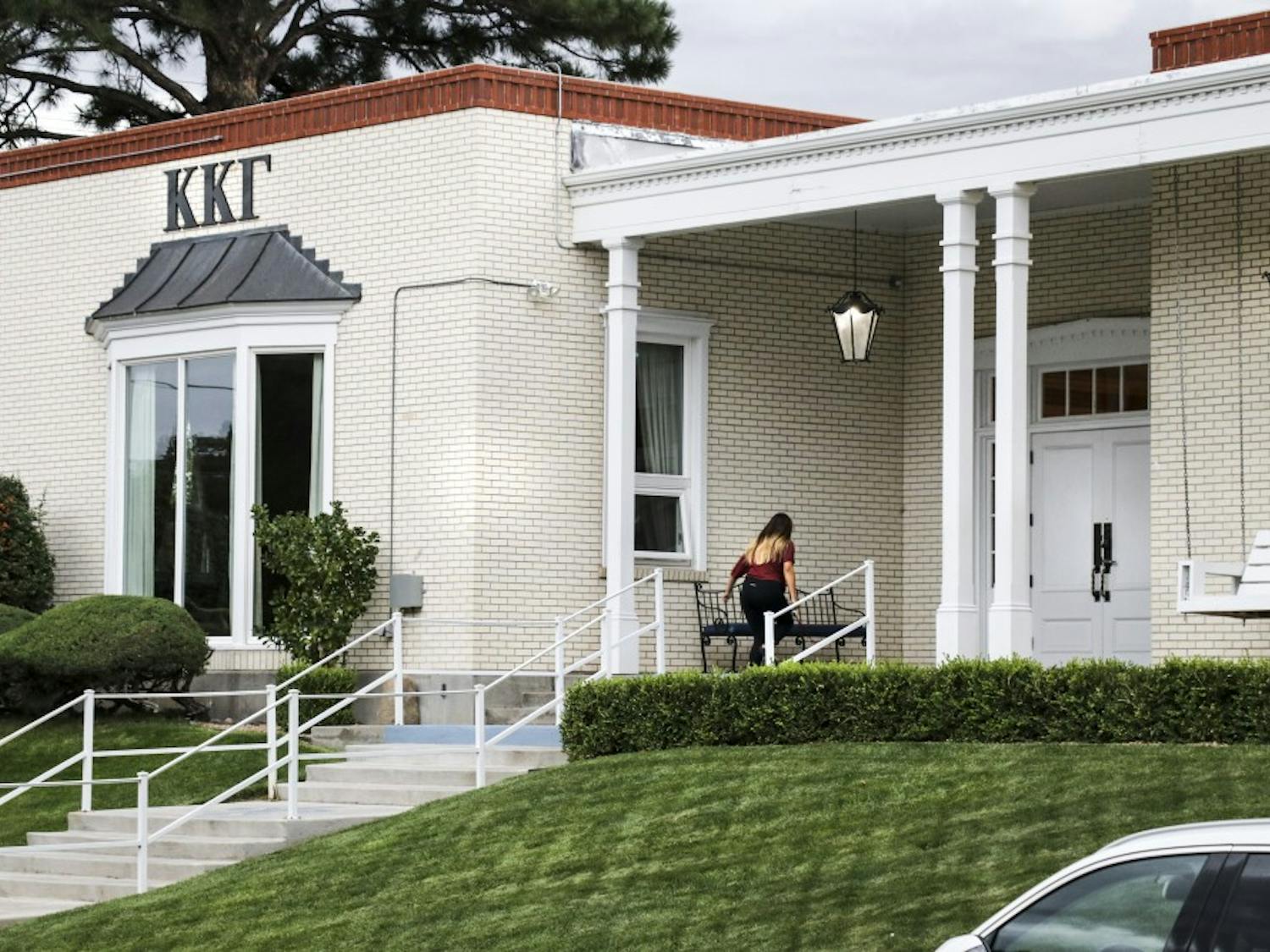 The Kappa Kappa Gamma house off of University Boulevard stays busy on the afternoon of Sept. 19, 2018. Kappa Kappa Gamma is in the midst of allegations that members of the sorority used "racial remarks" during an anxiety workshop.