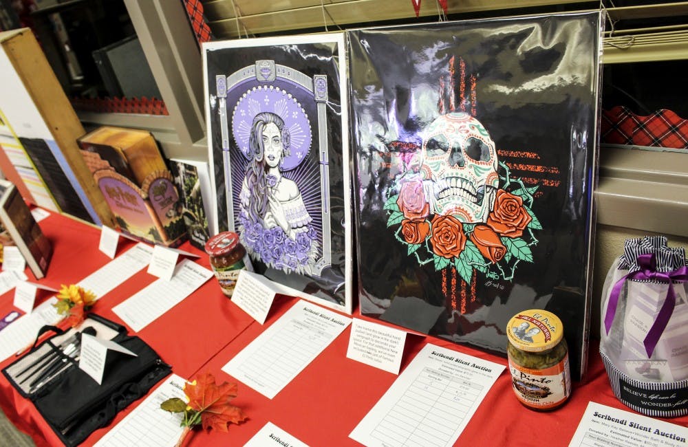 From art to food, an abundance of items were up for auction at this years Scribendi Silent Auction in the Honors College lobby.&nbsp;