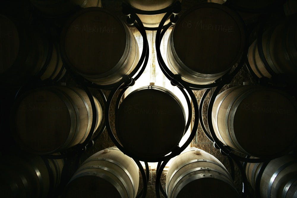 	Barrels made of oak from various regions are used in the aging process and have an effect on the resulting color and flavor of the wine at Casa Rondeña Winery.