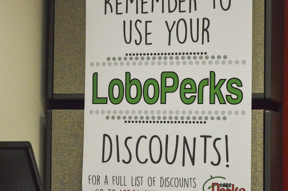 Lobo perks is a program which partners UNM with companies across the country to bring discounts to the student population