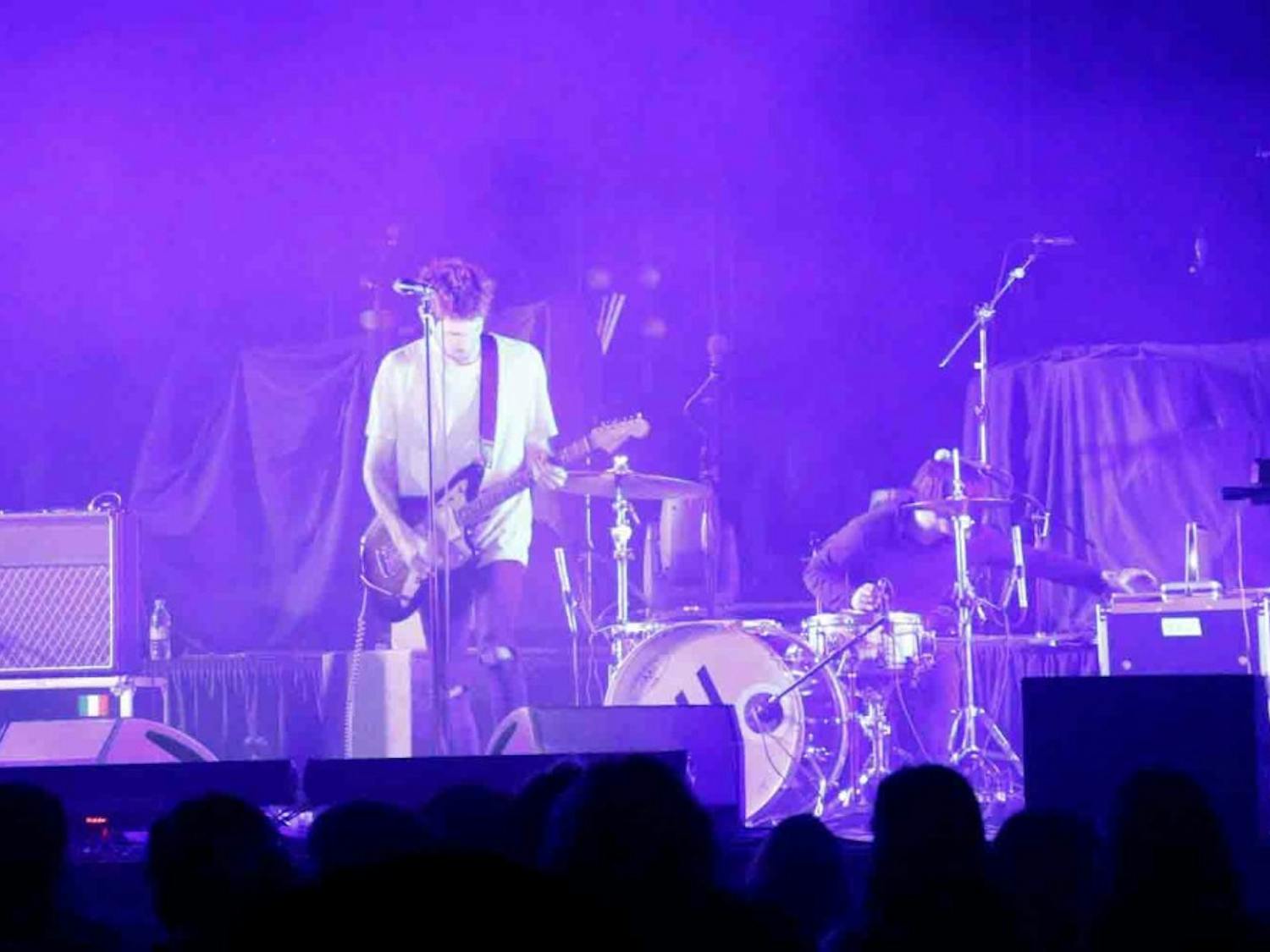 Ryan Daly performs alongside the Parade of Lights band in the Kiva Auditorium at the Albuquerque Convention center on Tuesday, Feb. 2, 2016. Ryan Daly is the lead vocalist and guitarist for Parade of Lights.