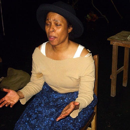 Karen Jones Meadows plays Harriet Tubman in "Harriet's Return."
