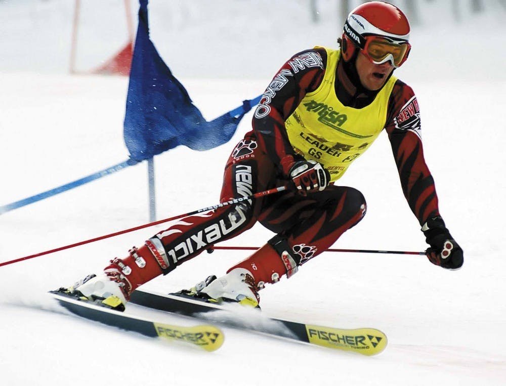 UNM's Lars Loseth finished first in the men's giant slalom at the UNM Invitational on Saturday in Taos.  