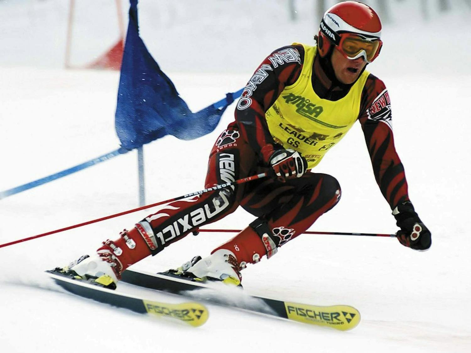UNM's Lars Loseth finished first in the men's giant slalom at the UNM Invitational on Saturday in Taos.  