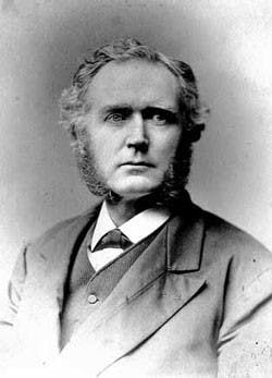 John Ballou Newbrough, founder of Shalam Colony, circa 1884.