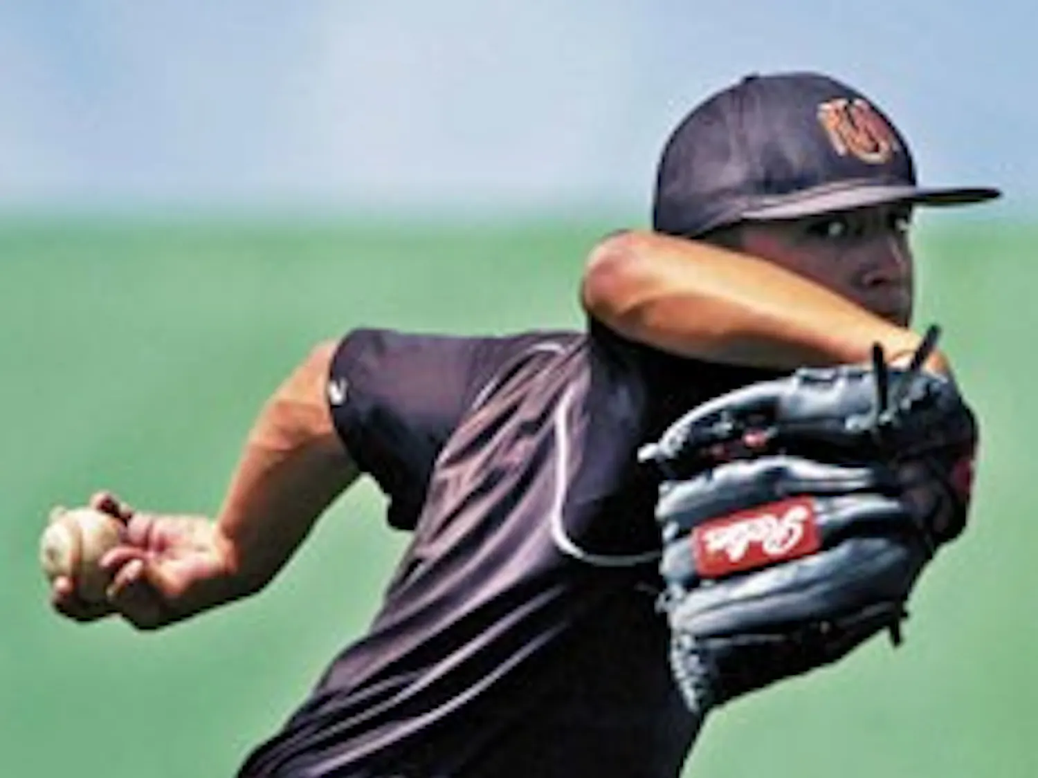 Lobo Danny Ray Herrera pitches during a May 2 practice. He will play his senior year at UNM despite being drafted by the Texas Rangers on June 7.